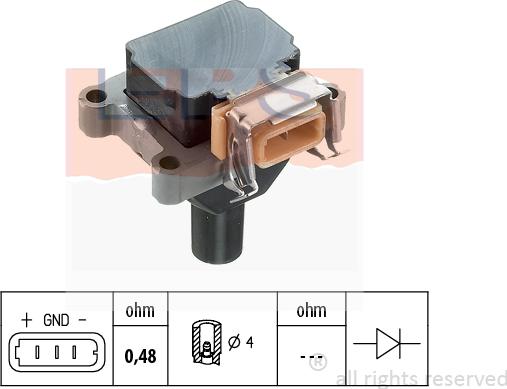 MDR EPS-1970 162S - Котушка запалювання autocars.com.ua