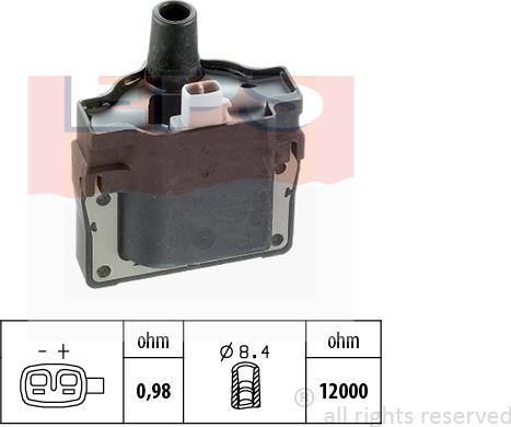 MDR EPS-1970 201 - Котушка запалювання autocars.com.ua