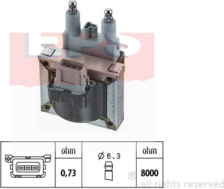 MDR EPS-1970 276 - Котушка запалювання autocars.com.ua