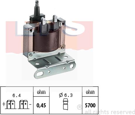 MDR EPS-1970 341 - Котушка запалювання autocars.com.ua