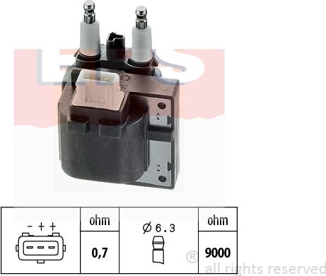 MDR EPS-1970 356 - Котушка запалювання autocars.com.ua