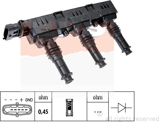 MDR EPS-1970 398 - Котушка запалювання autocars.com.ua