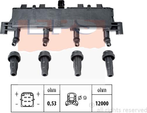 MDR EPS-1970 403 - Котушка запалювання autocars.com.ua