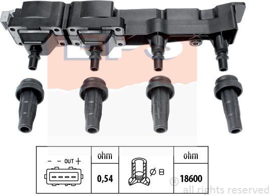 MDR EPS-1970 407 - Котушка запалювання autocars.com.ua