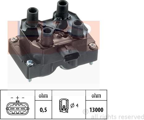 MDR EPS-1970 416 - Котушка запалювання autocars.com.ua