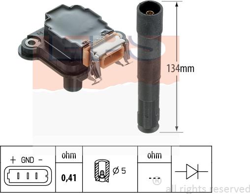 MDR EPS-1970 422 - Котушка запалювання autocars.com.ua