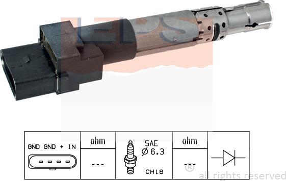 MDR EPS-1970 434 - Котушка запалювання autocars.com.ua