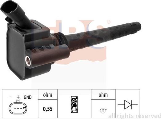 MDR EPS-1970 549 - Котушка запалювання autocars.com.ua