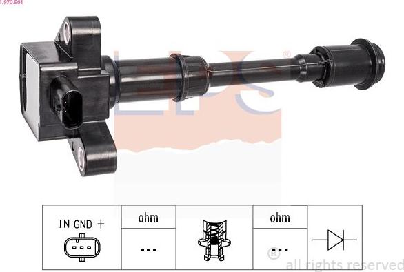 MDR EPS-1970 561 - Котушка запалювання autocars.com.ua