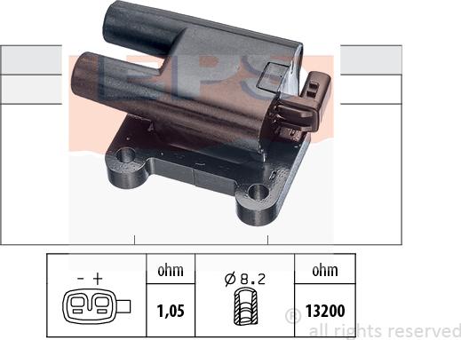 MDR EPS-1970 587 - Котушка запалювання autocars.com.ua