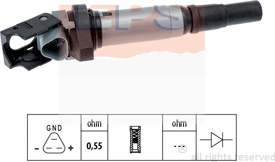 MDR EPS-1970 607 - Котушка запалювання autocars.com.ua