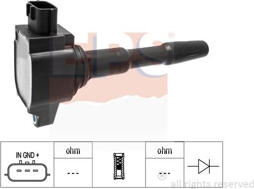 MDR EPS-1970 613 - Котушка запалювання autocars.com.ua