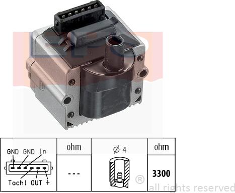 MDR EPS-1990 416 - Котушка запалювання autocars.com.ua