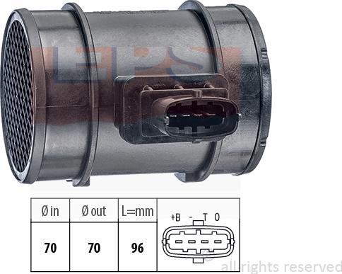 MDR EPS-1991 276 - Датчик потоку, маси повітря autocars.com.ua