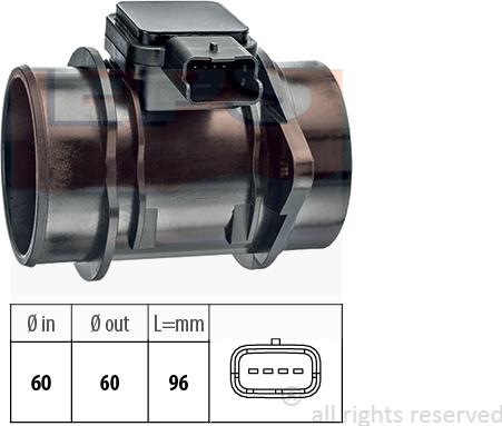 MDR EPS-1991 301 - Датчик потоку, маси повітря autocars.com.ua