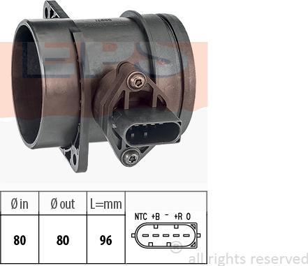 MDR EPS-1991 331 - Датчик потоку, маси повітря autocars.com.ua