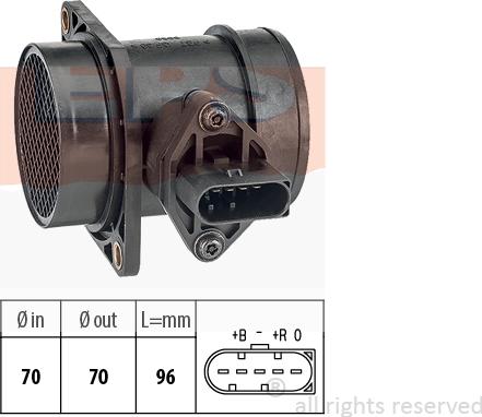 MDR EPS-1991 439 - Датчик потоку, маси повітря autocars.com.ua