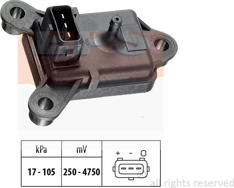 MDR EPS-1993 003 - Датчик MAP, тиск повітря autocars.com.ua