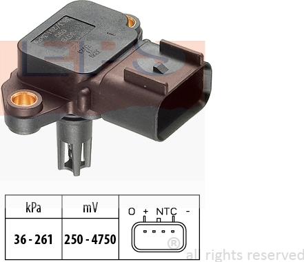 MDR EPS-1993 076 - Датчик MAP, тиск повітря autocars.com.ua