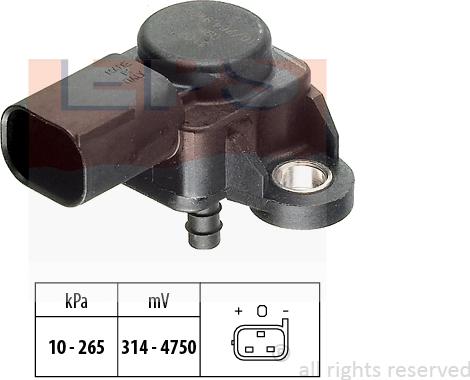 MDR EPS-1993 102 - Датчик, тиск вихлопних газів autocars.com.ua