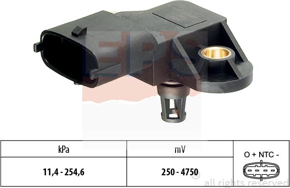 MDR EPS-1993 110 - Датчик тиску повітря, висотний коректор autocars.com.ua