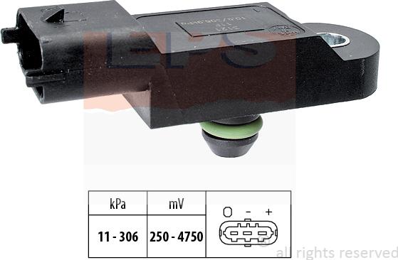 MDR EPS-1993 121 - Датчик, давление наддува autodnr.net