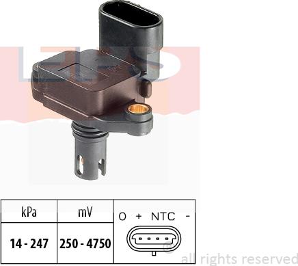 MDR EPS-1993 125 - Датчик MAP, тиск повітря autocars.com.ua