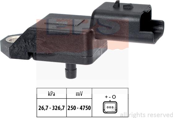 MDR EPS-1993 134 - Датчик, давление выхлопных газов autodnr.net