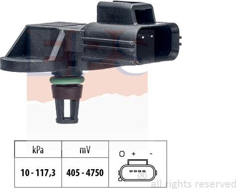 MDR EPS-1993 151 - Датчик MAP, тиск повітря autocars.com.ua