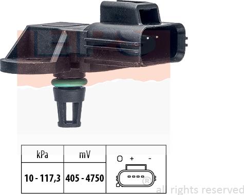 MDR EPS-1993 151 - Датчик, давление наддува autodnr.net