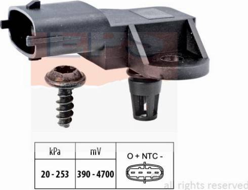MDR EPS-1993 176 - Датчик тиску, підсилювач гальмівної системи autocars.com.ua