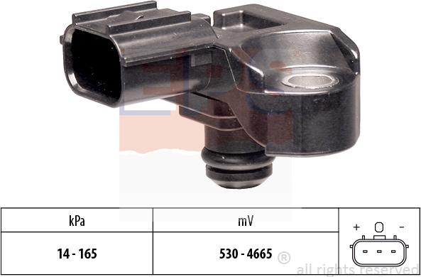 MDR EPS-1993 209 - Датчик тиску повітря, висотний коректор autocars.com.ua