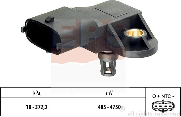 MDR EPS-1993 236 - Датчик тиску повітря, висотний коректор autocars.com.ua