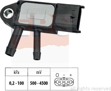 MDR EPS-1993 291 - Датчик тиску повітря, висотний коректор autocars.com.ua