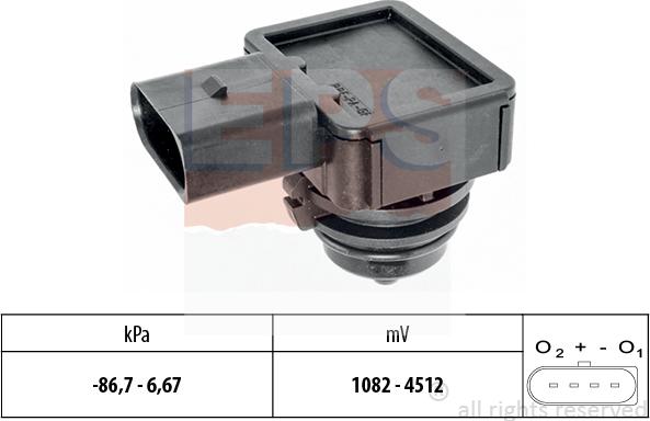 MDR EPS-1993 340 - Датчик тиску, підсилювач гальмівної системи autocars.com.ua