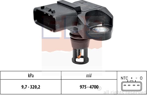 MDR EPS-1993 385 - Датчик тиску повітря, висотний коректор autocars.com.ua