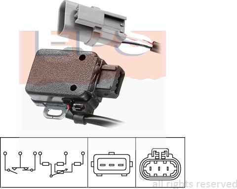 MDR EPS-1995 060 - Датчик, положення дросельної заслінки autocars.com.ua