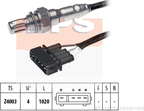 MDR EPS-1997 034 - Лямбда-зонд autocars.com.ua