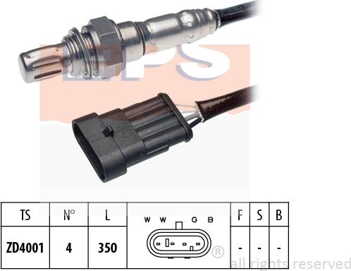 MDR EPS-1997 075 - Лямбда-зонд autocars.com.ua