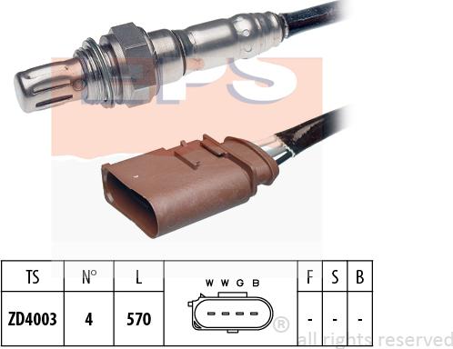 MDR EPS-1997 090 - Лямбда-зонд autocars.com.ua