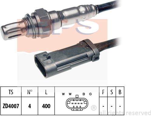 MDR EPS-1997 097 - Лямбда-зонд autocars.com.ua