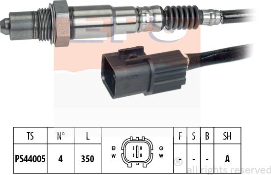 MDR EPS-1998 257 - Лямбда-зонд autocars.com.ua