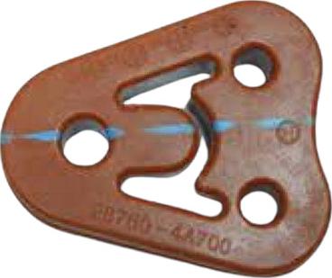 MDR GOM-ASH0006 - Кронштейн, втулка, система випуску autocars.com.ua