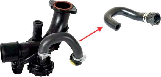 MDR GOM-CBH0015 - Шланг, вентиляція картера autocars.com.ua