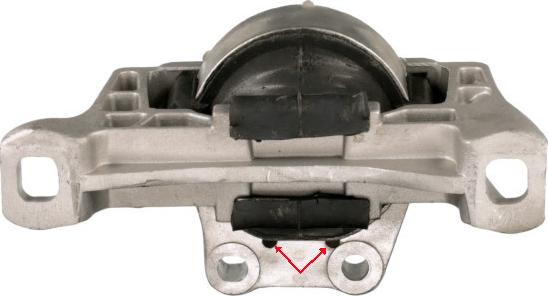 MDR GOM-EM0015 - Подушка, підвіска двигуна autocars.com.ua