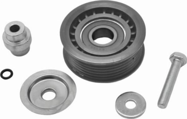 MDR GOM-PU0045 - Паразитний / провідний ролик, поліклиновий ремінь autocars.com.ua