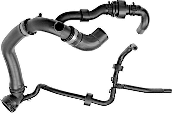 MDR GOM-RH0831 - Шланг радіатора autocars.com.ua