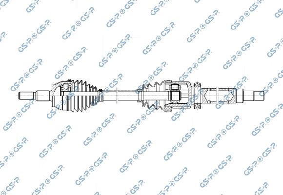 MDR GSP-201495OL - Приводний вал autocars.com.ua