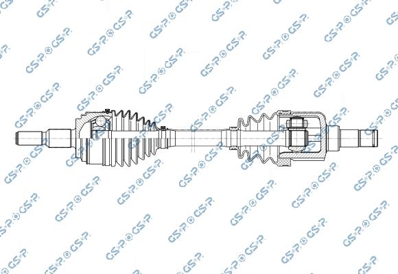 MDR GSP-201496OL - Приводний вал autocars.com.ua