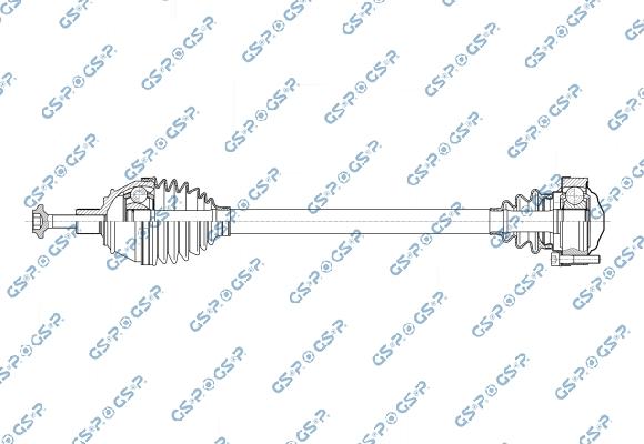 MDR GSP-201534 - Приводний вал autocars.com.ua